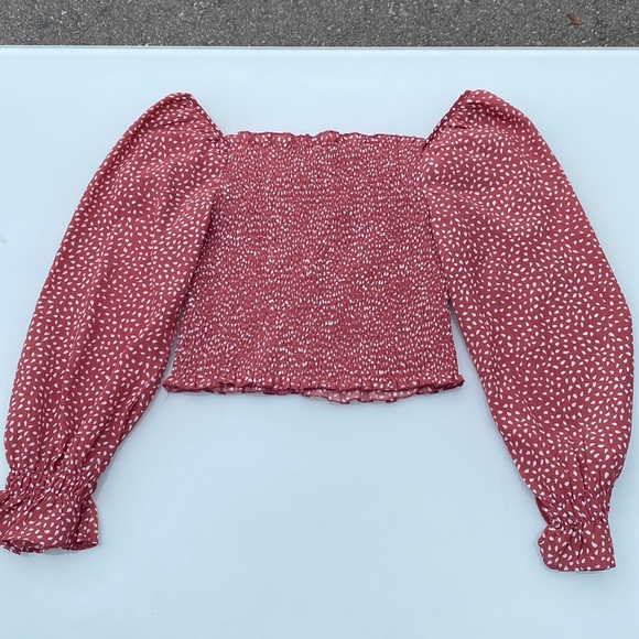 Puff sleeve crop top - Picture 3 of 3